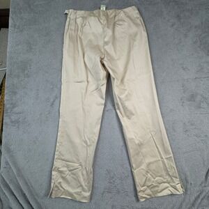 NWT Sigrid Olsen Shell Beach Pants Crm Brulee Side Zip 6 (W30in. x L27in)